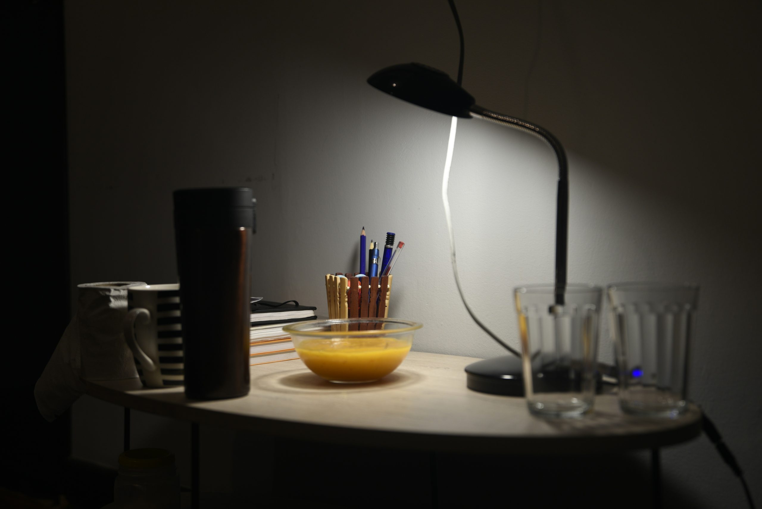 organized workspace desk ready for a productive work session