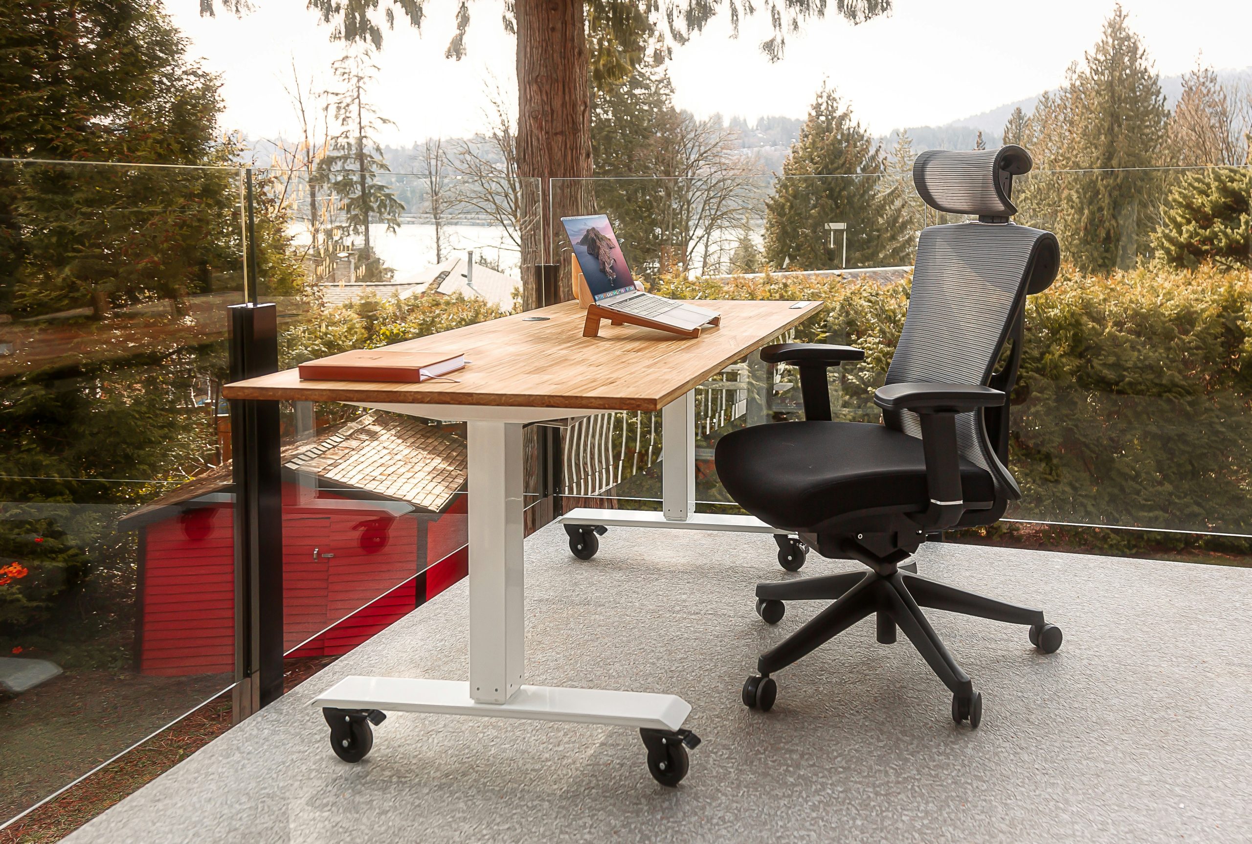 affordable ergonomic setup for home office on a budget