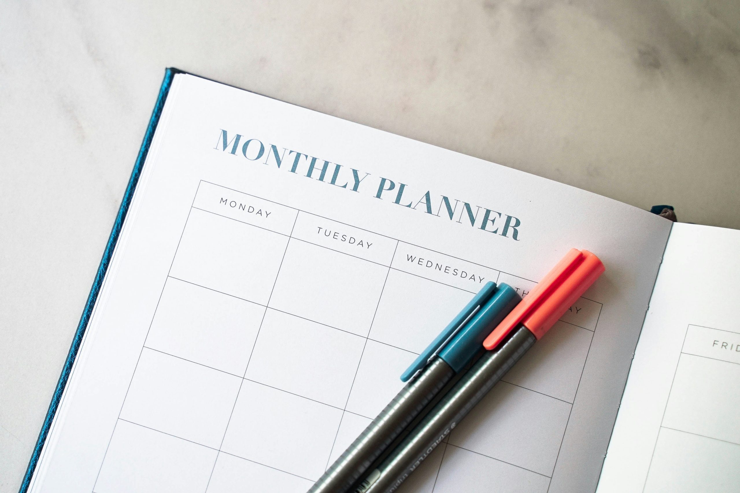 parent planning schedule to work from home with kids