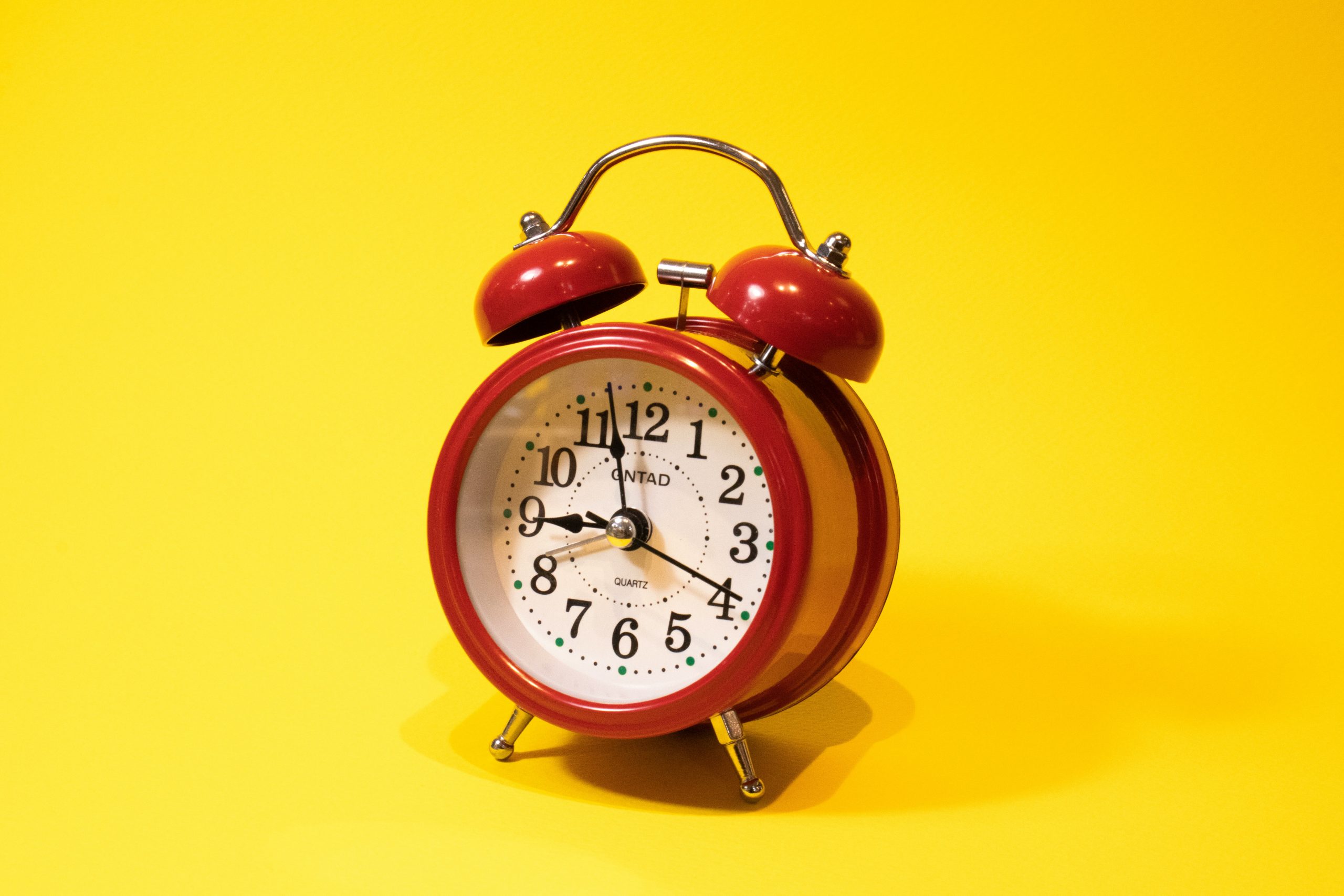 alarm clock for a productive morning routine