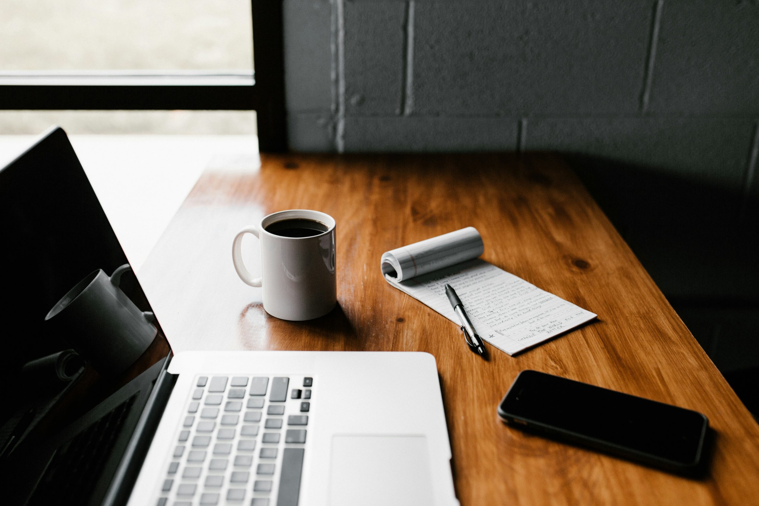 organized remote work desk setup using best notion templates