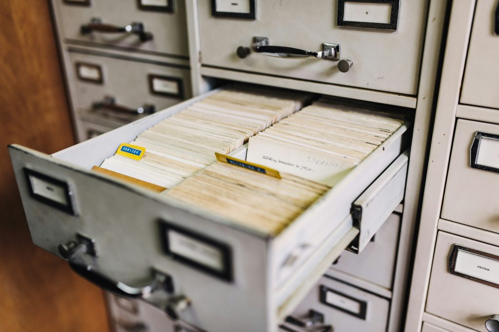 PARA method productivity with organized filing system