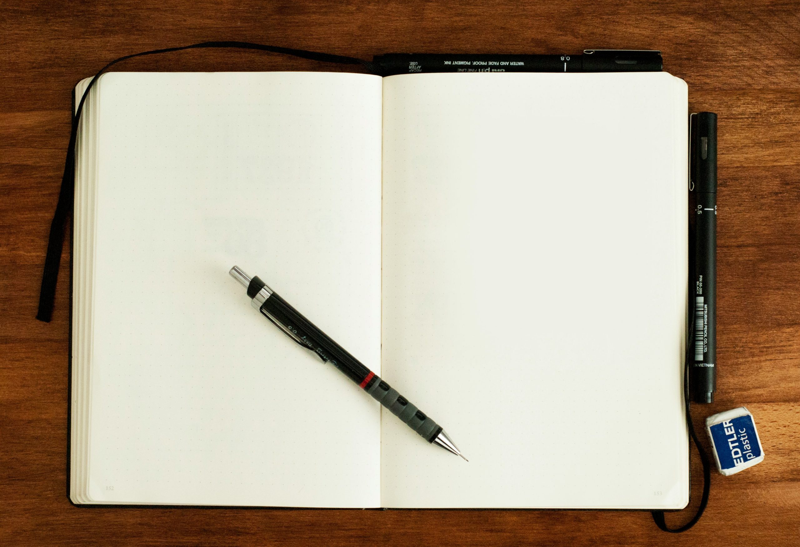 planning sunday reset routine steps in a notebook