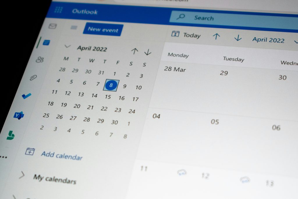 best calendar apps shown on a laptop screen