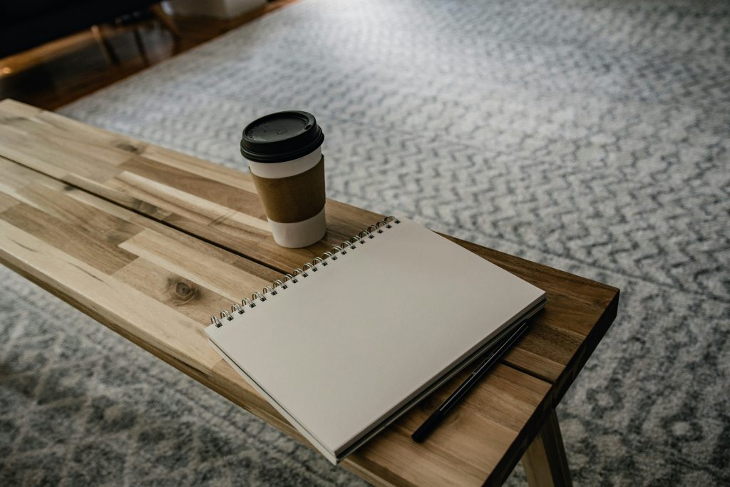 stay motivated working from home with morning coffee